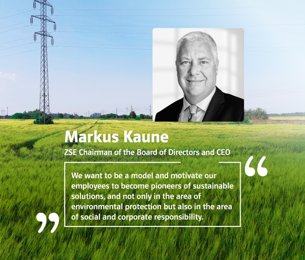 Markus Kaune, ZSE Chairman of the Board of Directors and CEO
